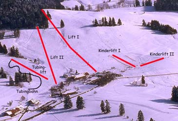 Skigebied Panoramalifte Hopfen
