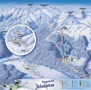 Skigebiet Lechtaler Bergbahnen Jöchelspitze