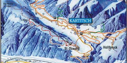 Ski Resort Dorfberglift / Kanterlift - Kartitsch