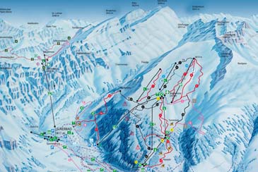 Skigebied Torrent-Bahnen Leukerbad