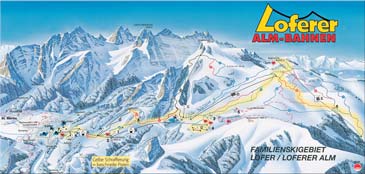 Skigebied Loferer Alm-Bahnen