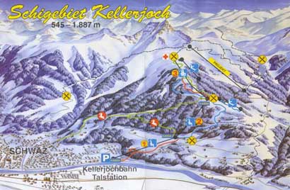 Skigebiet Schwaz Pill - Kellerjochbahn