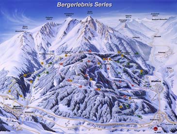 Skigebiet Serlesbahnen Mieders