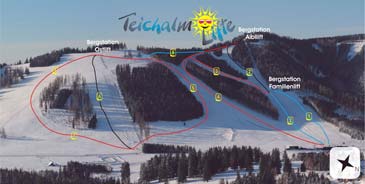 Skigebied Teichalm Lifte