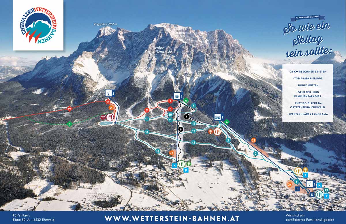 Skigebiet Ehrwald Wettersteinbahnen