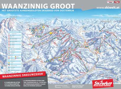 Skigebied Brixen im Thale SkiWelt