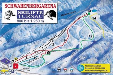Skigebied Turnau - Schwabenbergarena