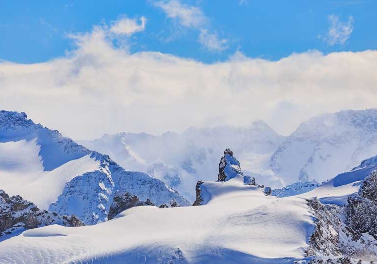 Skiën in de zomer Centraal Zwitserland