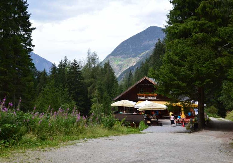 Waldcafe in het Oetztal